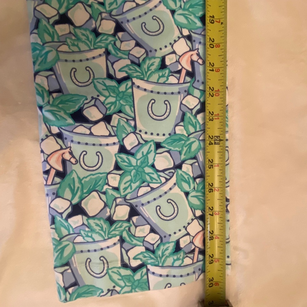Vineyard Vines 145th Kentucky Derby Mint Julep Print Pants Mens 28x30 Chinos - Picture 6 of 9